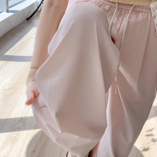 【YW】无忧购韩系慵懒松弛肌理感百搭云朵垂感休闲阔腿遛弯裤H-1772（截单后3-5天发货) 商品图4