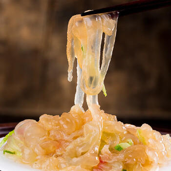 响诺即食鲜脆海蜇丝 2斤/桶（桶内独立4袋装）家庭装下饭下酒菜凉拌菜 /粮油调味 /南北干货 /鱼虾贝藻类干货 商品图5