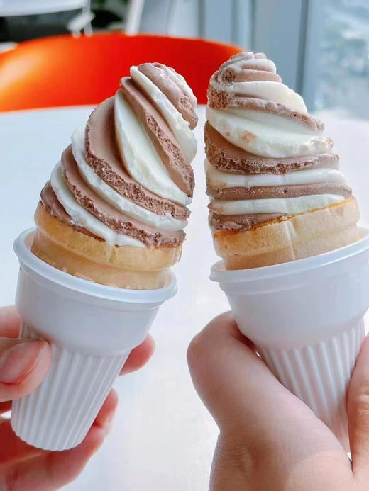 🇯🇵明治混合三味甜筒冰淇淋，香草味、巧克力味、香草巧克力味 商品图2