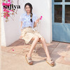 Safiya/索菲娅2025复古反绒圆头外穿休闲百搭松糕厚底勃肯凉拖SFD2110154 商品缩略图2