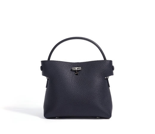 【预售3天】2025小众竹节包荔枝纹托特包通勤韩版迷你水桶包DDF9953 商品图6