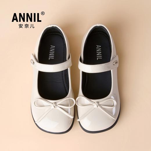 ANNIL/安奈儿女童皮鞋2025春秋儿童舞蹈鞋黑色演出鞋女孩公主鞋宝宝单鞋HG5101221 商品图0