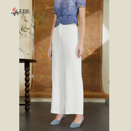 司歌直筒长裤白夏女D911015X 商品图1
