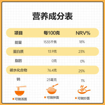 云山半 荞麦方便面60g*10包 0脂肪拌面冷面条 健身代餐速食免煮挂面泡面 /粮油调味 /方便食品 /方便面 商品图3