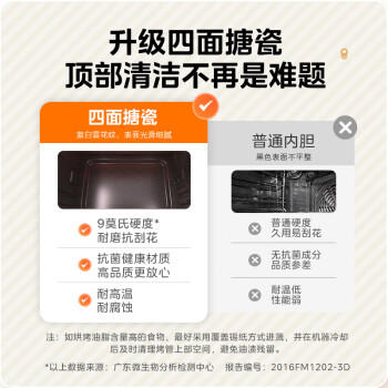 美的（Midea）多功能风炉电烤箱家用 空气炸锅烤箱一体机/40L大容量/四面搪瓷/热风循环/PT4012W二代 商品图4