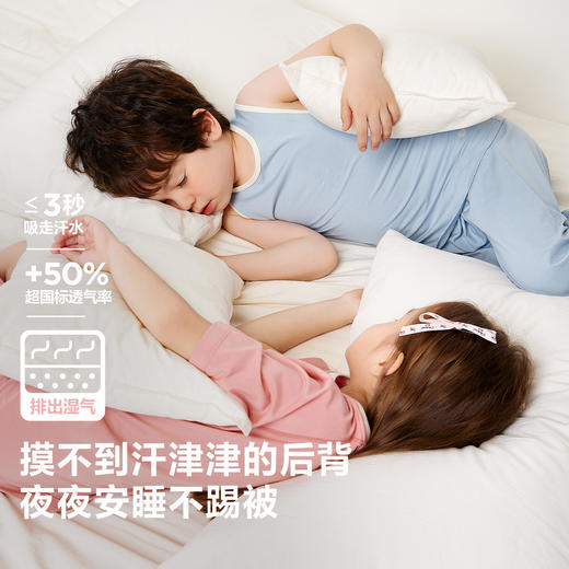 【99元任选3件】【植物芯】迷你巴拉男女童天丝家居服夏新款亲子抑菌睡衣 商品图3