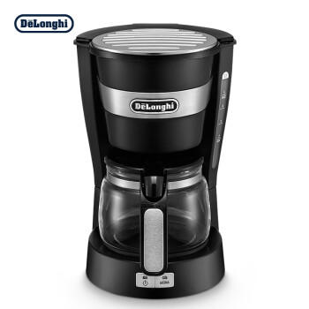 德龙（Delonghi）咖啡机 美式滴漏咖啡壶 小型家用650ml大容量保温壶防滴漏可调浓度 美式滴滤ICM14011.BK 黑色礼物 商品图3