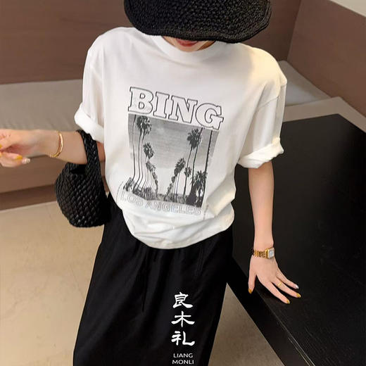 良木礼棉T(075) 商品图0