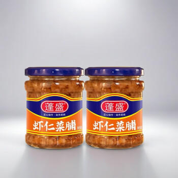 蓬盛 虾仁菜脯195g*2 香脆虾仁萝卜干 下饭菜咸菜早餐杂咸 潮汕特产 /粮油调味 /调味品 /榨菜/酱腌菜 商品图5