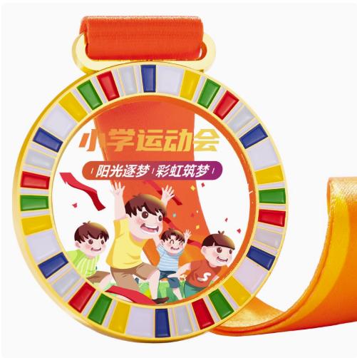 游泳亚克力奖牌定制儿童幼儿园活动纪念牌定做开学奖牌小奖状奖品 商品图0