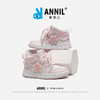 ANNIL/安奈儿童鞋冬季水晶绒保暖棉鞋女童樱花粉加绒宝宝板鞋小童HG4404088 商品缩略图1