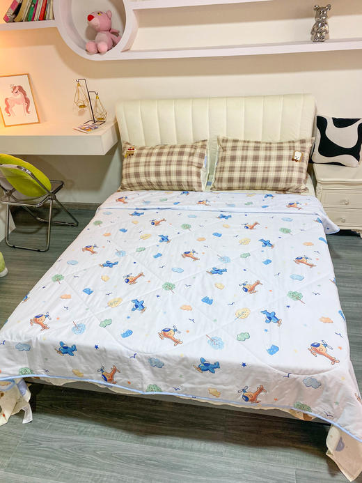 【维科家纺】全棉印花夏凉被-快乐飞机 商品图1