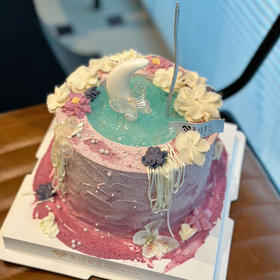 提灯女神（翻糖提前2天预定）蓝莓奶油