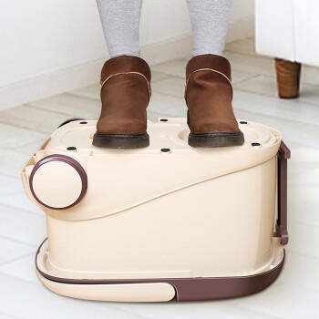 百家好世旋转拖把31cm宽110cm长2棉头加大免手洗2026懒人家用带轮脱水桶 商品图3