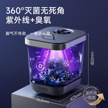 凯诗捷（KASJ）杀菌泡脚桶全自动按摩电动过膝足浴盆恒温足疗洗脚送长辈礼品生日礼物Z201 商品图2