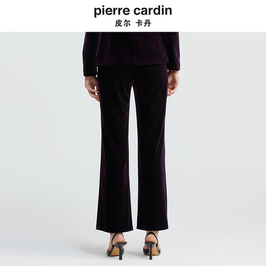 [皮尔卡丹女装]轻商务修身秋季通勤直筒裤休闲裤 商品图2