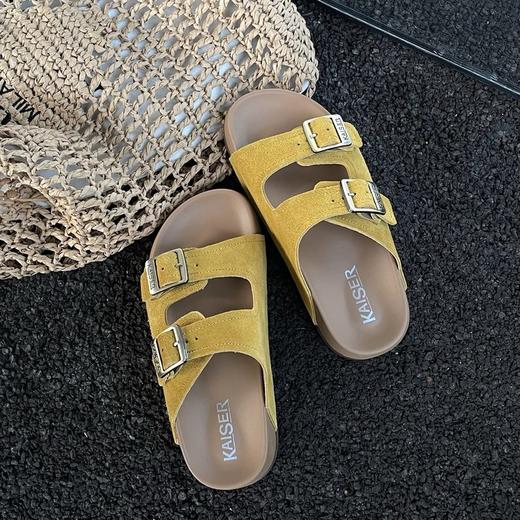 KAISER凯撒 勃肯厚底拖鞋 | 超透气，质感好，柔软百搭，7色可选 商品图5