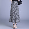 MYX-AS-7331-L时尚印花半身裙2025夏季新款垂感修身显瘦A字裙高腰通勤气质长裙 商品缩略图0