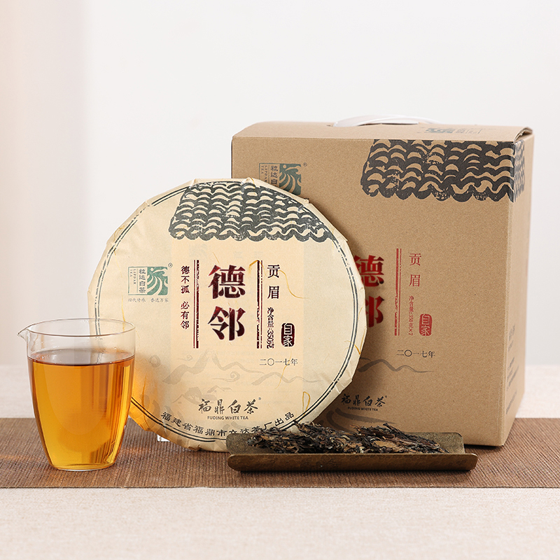 自家系列丨2017年 德邻 贡眉350g/饼