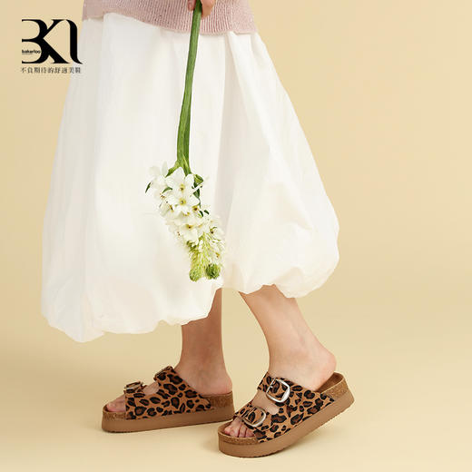 BAKERLOO双带扣可调节博肯凉拖YT166 商品图4