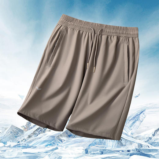 【DK】大依优型大码男装冰丝短裤五分裤中裤弹力加肥加大大号短裤运动男士胖子 商品图3