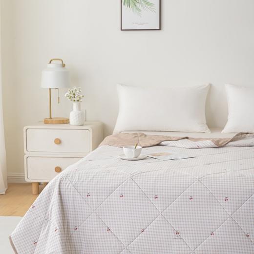 【夏被】多喜爱 美眠康  磨毛超声波空调被 樱桃格子/蘑法花开 商品图8