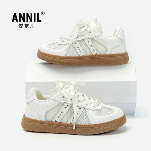 ANNIL/安奈儿女童板鞋2025夏季单网儿童休闲德训鞋女宝运动鞋低帮童鞋子HG5204286 商品图0