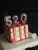 520气球蜡烛蛋糕四寸方形 商品缩略图2