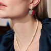 订购10周到｜Carousel Jewels-Lola-心形 天河石 紫红色玉髓 珍珠 耳环［英国设计师］ 商品缩略图1