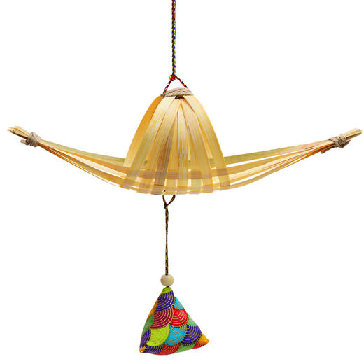 【趣玩竹编小挂件】非遗手工 diy 端午 竹编船 材料包 制作 创意香囊 工艺品 摆件 亲子挂件 商品图4