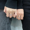 KADER萌趣爱恋 情侣对戒 s999 足银 情侣戒指纯银小众设计生日礼物送男女友 商品缩略图5