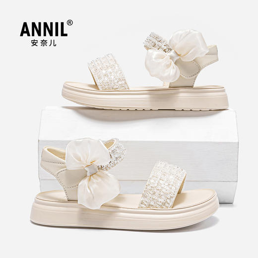 ANNIL/安奈儿洋气女童运动凉鞋2025夏季新款HG5206308 商品图0