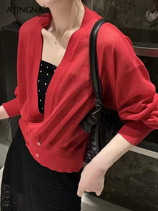 【春夏温柔】阿菁娜穿搭宽松廓形感空气罩衫F30X318001 商品图1