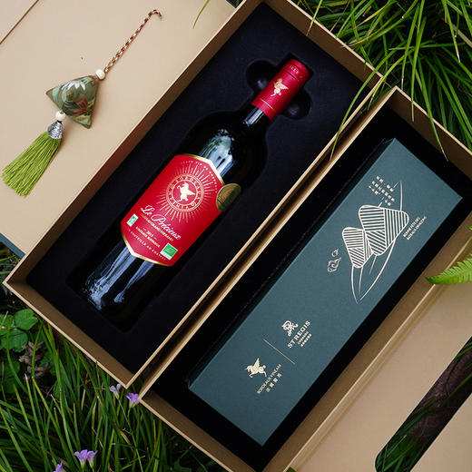 法国翡马·2025端午礼 礼盒 波尔多进口有机葡萄酒 波尔多AOC 750ml 13.5° 商品图3