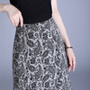 MYX-AS-7331-L时尚印花半身裙2025夏季新款垂感修身显瘦A字裙高腰通勤气质长裙 商品缩略图3