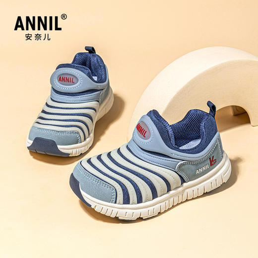 ANNIL/安奈儿儿童软底2025春季新款男童宝宝毛毛虫休闲学步鞋女童机能鞋HM5105168 商品图1