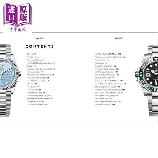 【中商原版】The Book of Rolex 进口艺术 劳力士之书 新修订版 珠宝设计 古董及收藏钟表 时尚图册  ACC Art Books 商品图1