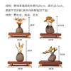 金陵金箔橱窗摆件玄关柜新中式客厅书房复古茶室桌面装饰摆件花瓶 商品缩略图4