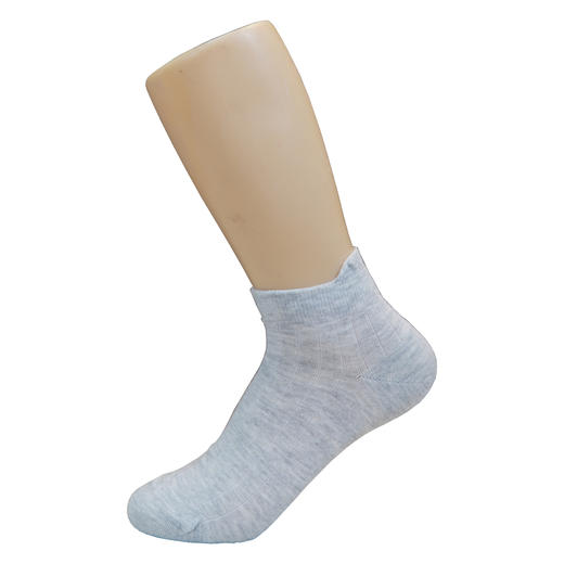 【6双6折】女士棉麻夏季船袜纯色短筒袜薄袜子女士袜子【2双装 2512306】 商品图4