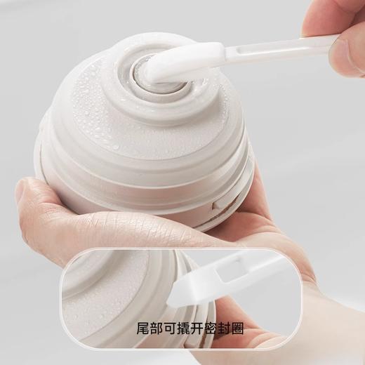 日本LEC保温杯盖刷水杯缝隙清洗神器纳米海绵专用杯口清洁刷3个装 商品图2