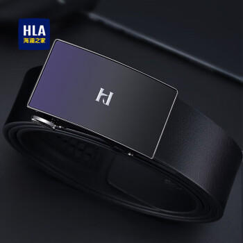 海澜之家皮带男自动扣内穿裤带真牛皮无夹层生日礼物时尚新款送男友老公潮 商品图2