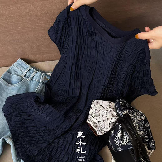 【预售7天】良木礼真丝短袖(5327-1) 商品图4