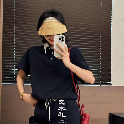 【预售7天】良木礼花边短袖套装(8525) 商品图1