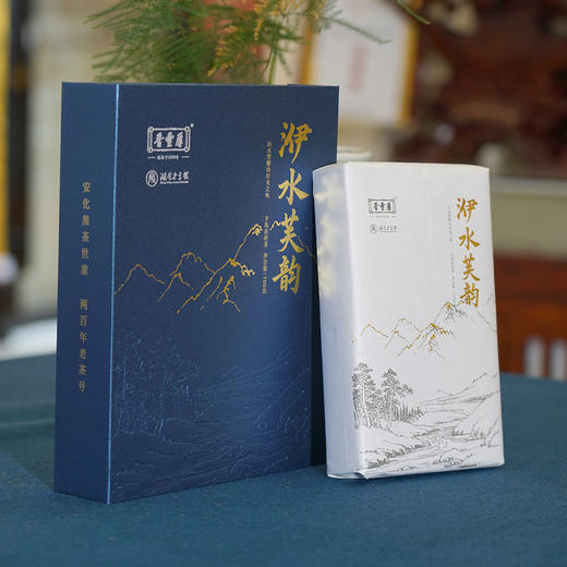 晋丰厚 洢水芙韵 700克芙蓉山原料安化黑茶手筑茯砖茶 商品图4