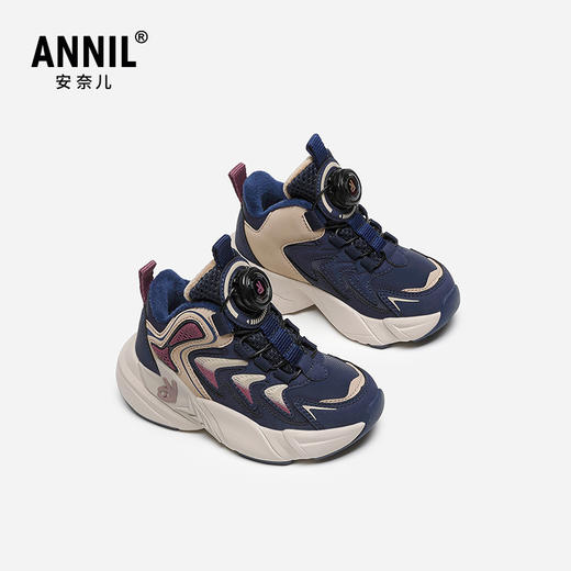 【加绒】ANNIL/安奈儿儿童棉鞋冬季男女童加绒保暖加厚防寒户外秋冬运动鞋HM4405012 商品图1