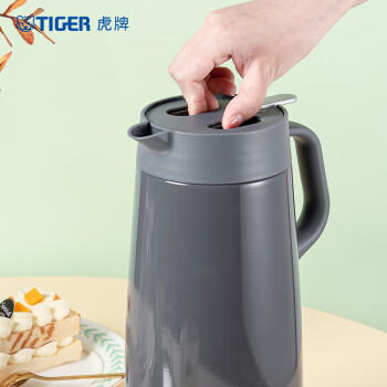 虎牌（TIGER）保温壶 304不锈钢时尚保温/保冷壶PWO-A20C-HD 深灰色 2L 商品图1