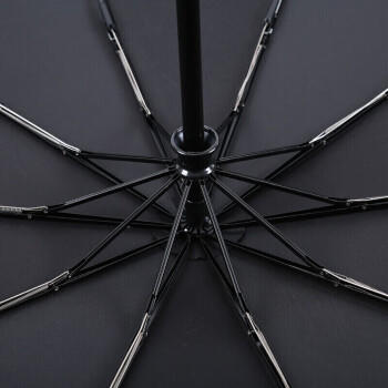 美度（MAYDU）全自动雨伞三折超大号男士商务10骨商务伞M3351黑色 商品图0