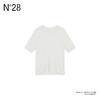 N°28 夏季2025新款法式设计感短袖针织衫女垂感圆领套头T恤上衣895251M501 商品缩略图3