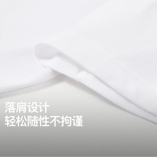 NPC潮牌CC小狗创意魔术贴可替换图案圆领T恤男纯棉舒适CC52TE17 商品图3