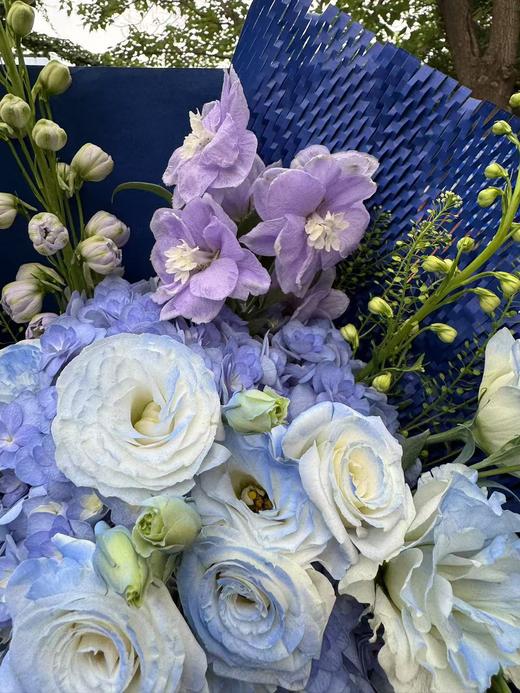 蓝色系混搭花束 商品图1